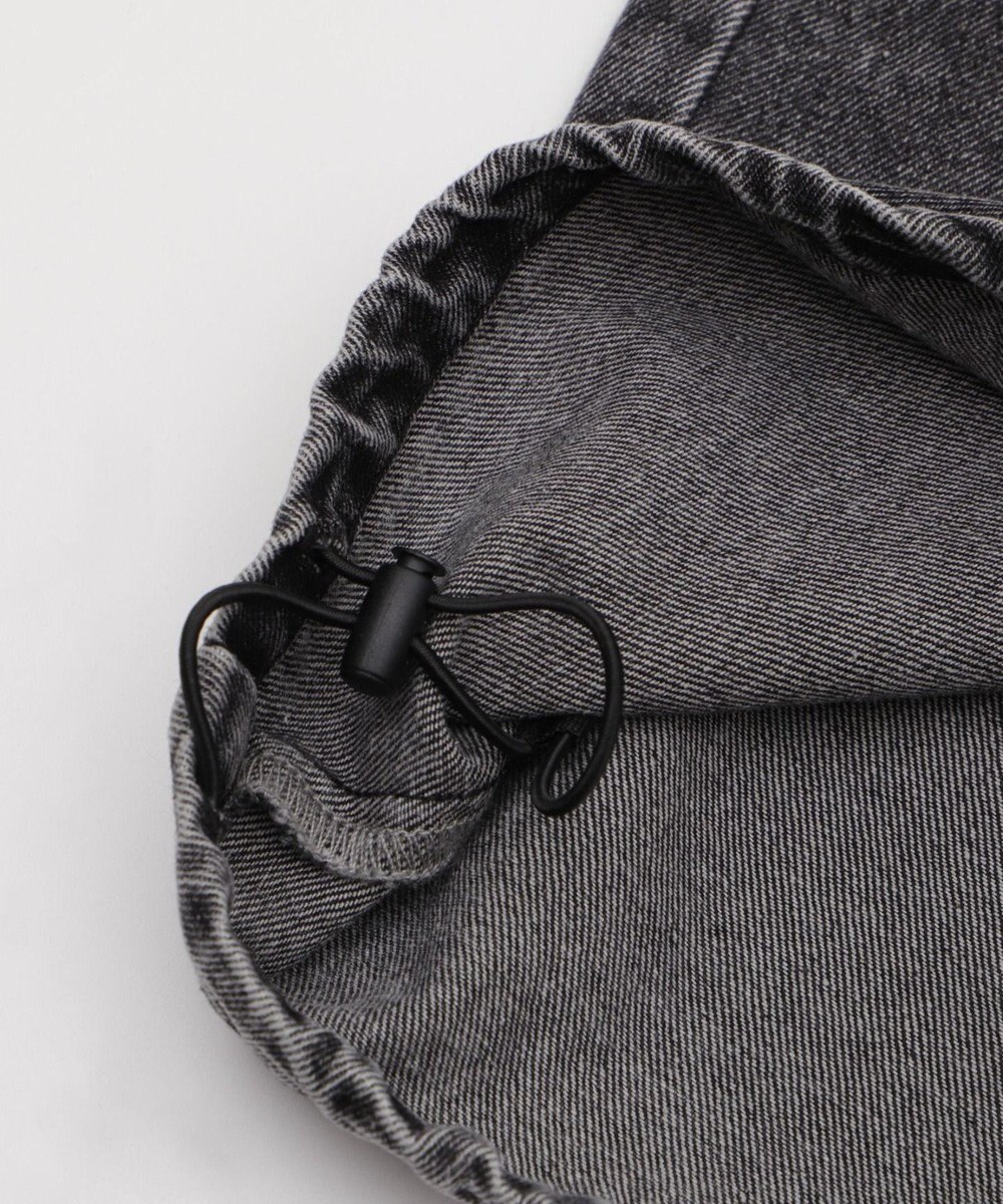 WEGO 【XS～Mサイズ展開/ウエストゴム 】デニムイージーパラシュートカーゴパンツ 