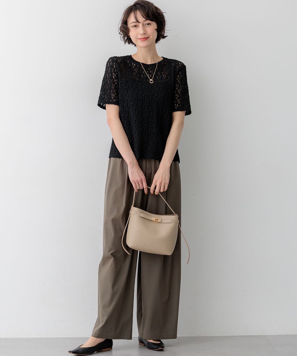 23区 【見上愛さん着用/VERY掲載】ベルテッド2WAY ハンドバッグ 