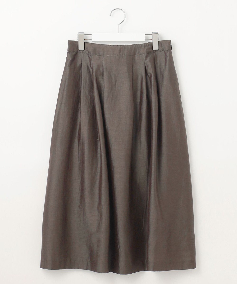 J.PRESS LADIES S 【洗える】シアーソフトカールマイヤー タック スカート 