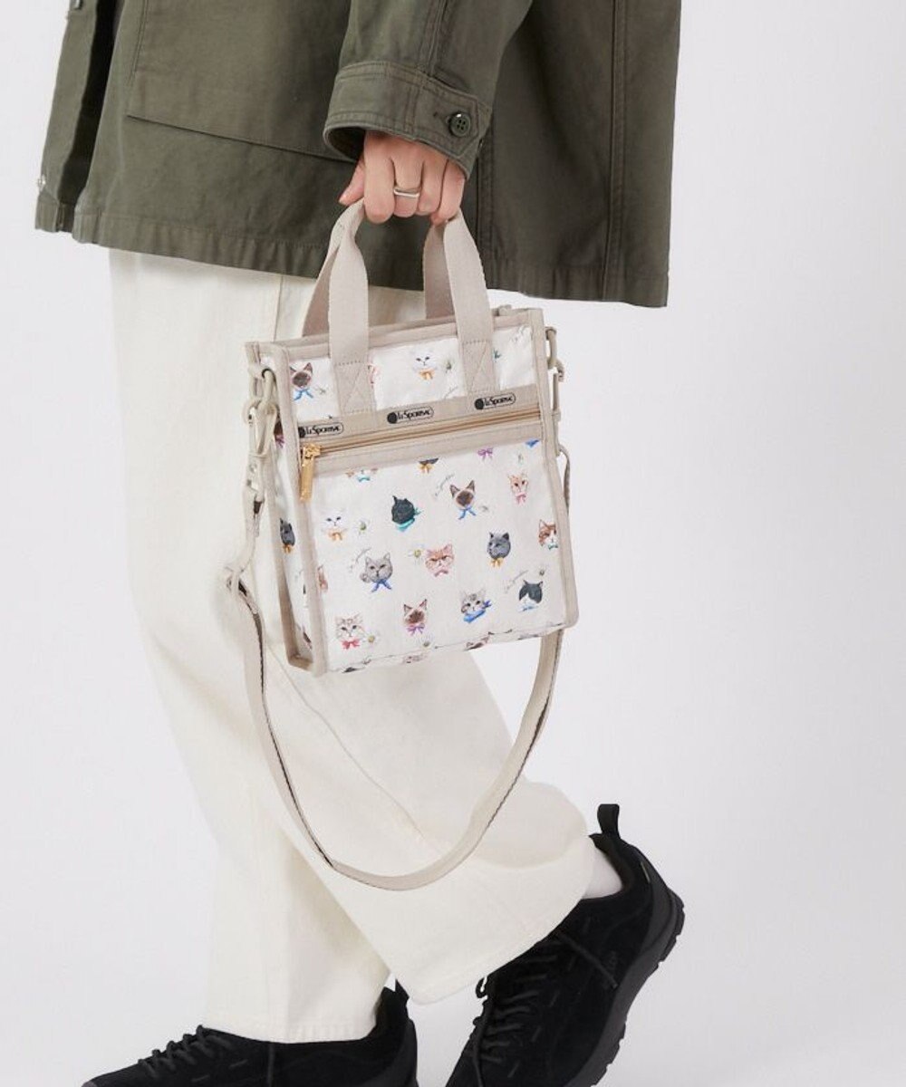 LeSportsac MINI N/S TOTE/プレイフルキャッツ 