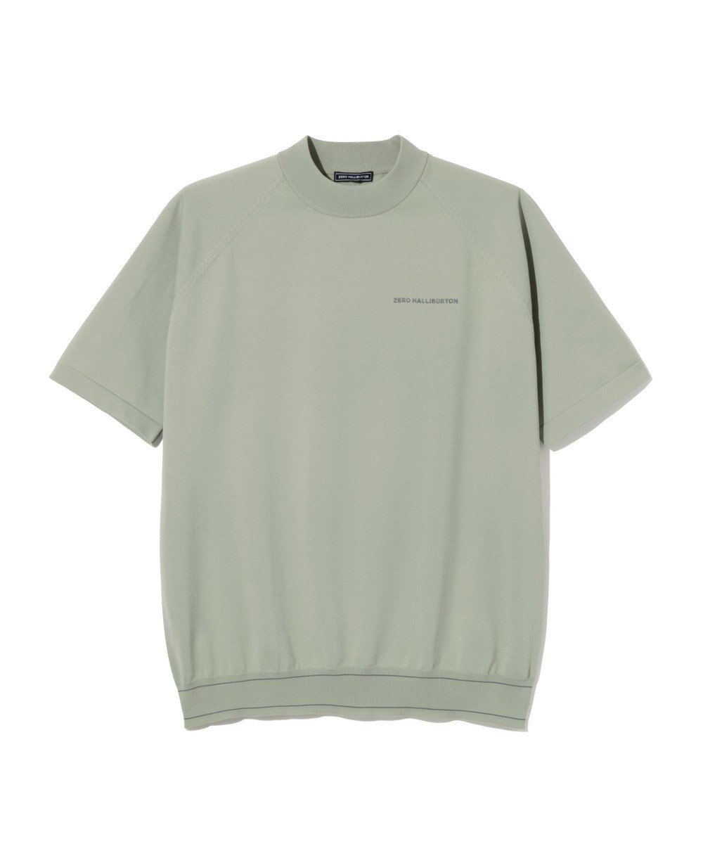ZERO HALLIBURTON メタルロゴモックネックニットTシャツ ZHG-M6S9b 85196 