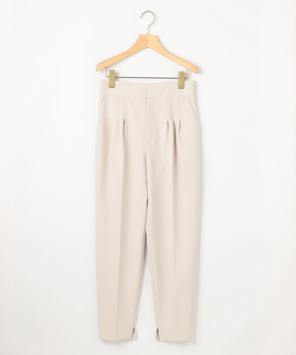 組曲 ライトダブルクロス テーパードパンツ 