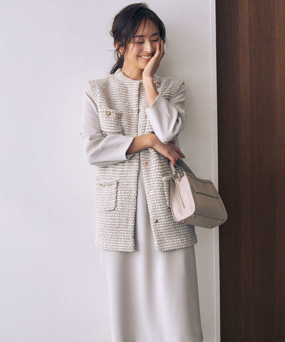 自由区 【セットアップ対応・洗える】トリアセダブルクロス ワンピース 