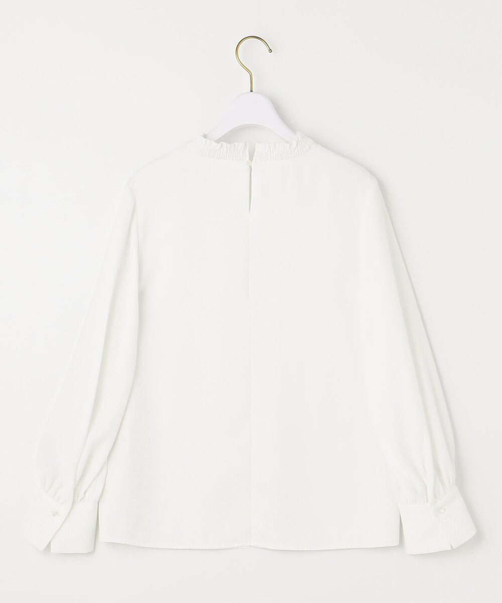 ANY SIS 【美人百花10月号掲載】ハイネックシャーリング ブラウス 