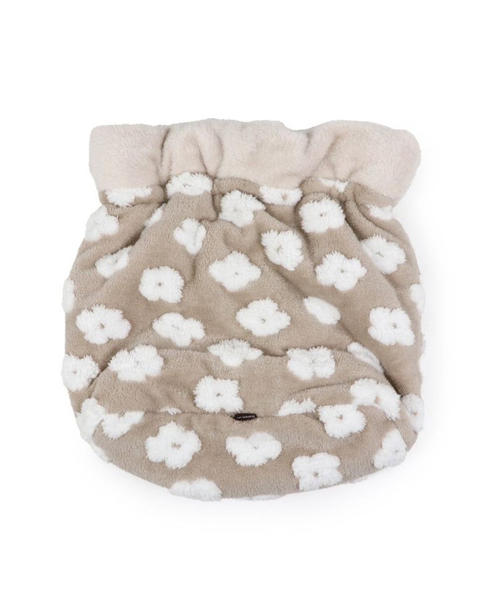 PET PARADISE ペットパラダイス 遠赤外線 ボア 犬たんぽ 《お花柄》S 