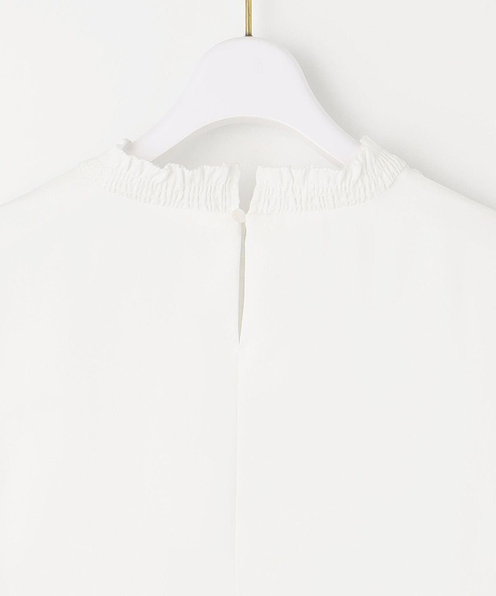 ANY SIS 【美人百花10月号掲載】ハイネックシャーリング ブラウス 