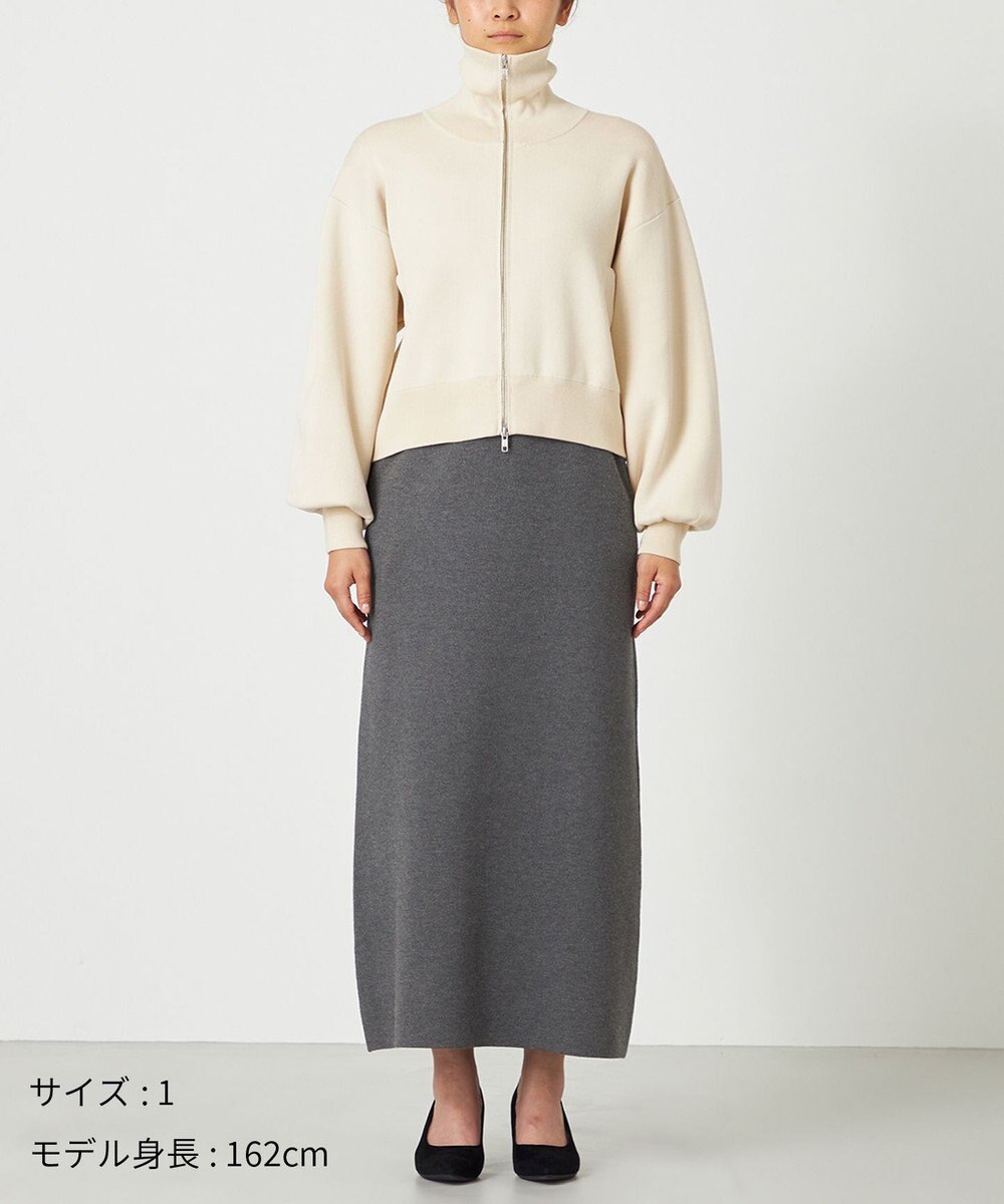 NAVE 【ReNAVE・洗える】スムースニット トラックジャケット 