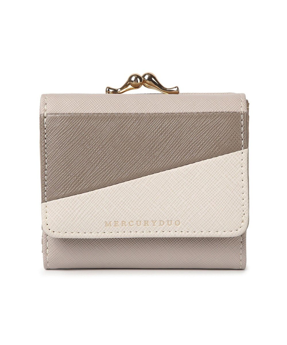 style code 【MERCURYDUO/マーキュリーデュオ】ダイアナ　トリコカラー口金ミニ財布 