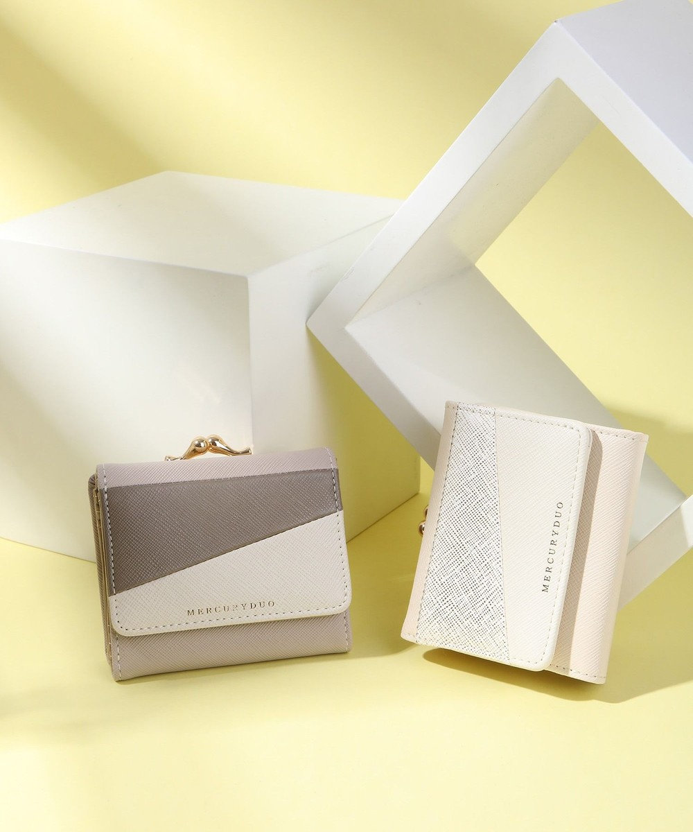 style code 【MERCURYDUO/マーキュリーデュオ】ダイアナ　トリコカラー口金ミニ財布 