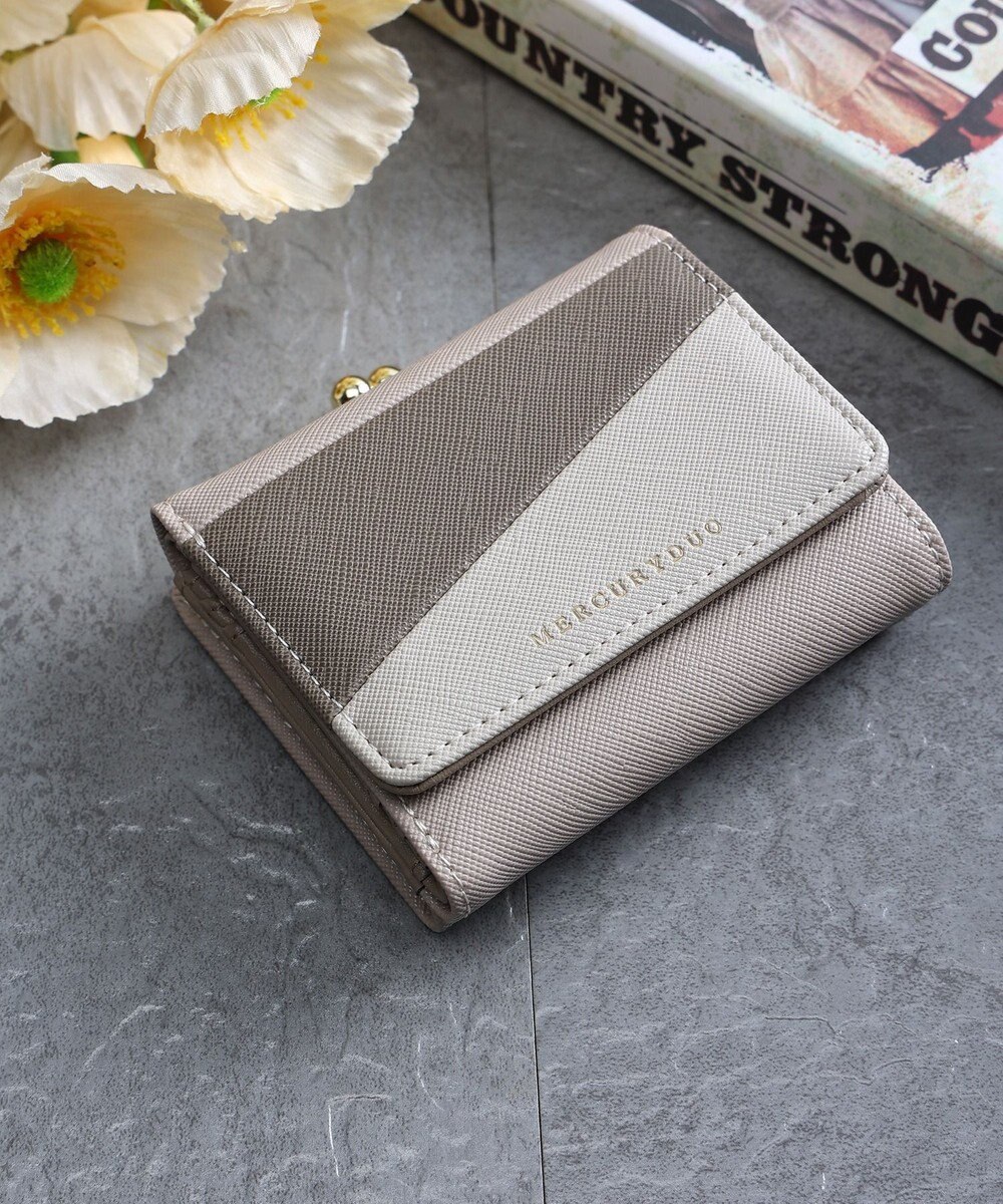 style code 【MERCURYDUO/マーキュリーデュオ】ダイアナ　トリコカラー口金ミニ財布 