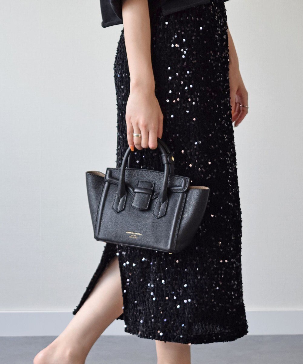 INTER-CHAUSSURES 【Christian Villa】ベーシックスモールハンドバッグ 