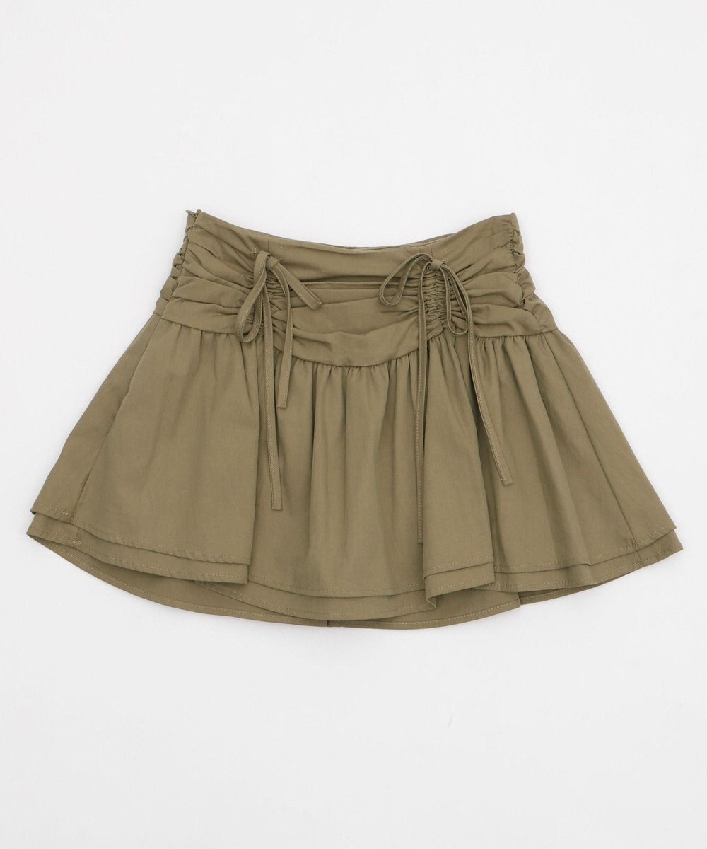 WEGO シャーリングギャザースカパン 