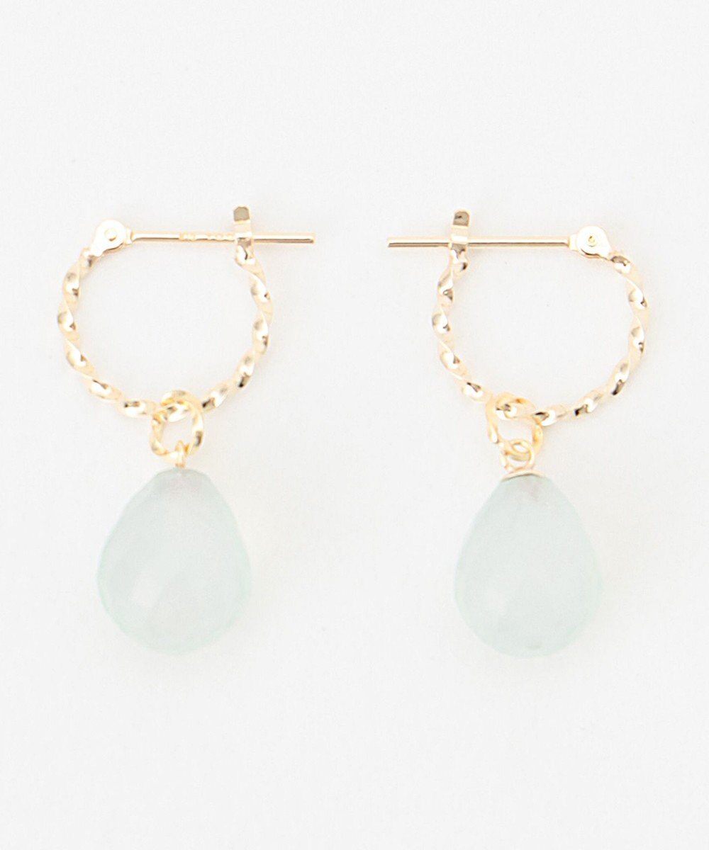TOCCA 【WEB限定】LEGAME PIERCED EARRINGS S K10 天然石 ピアス S 