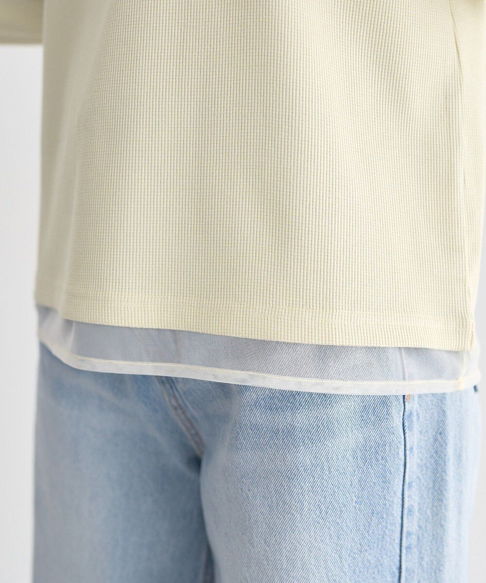 earth music&ecology レイヤード風テレコプルオーバー 