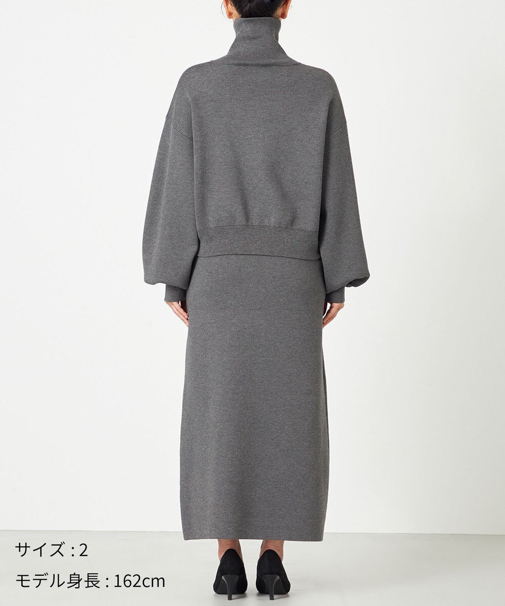 NAVE 【ReNAVE・洗える】スムースニット トラックジャケット 