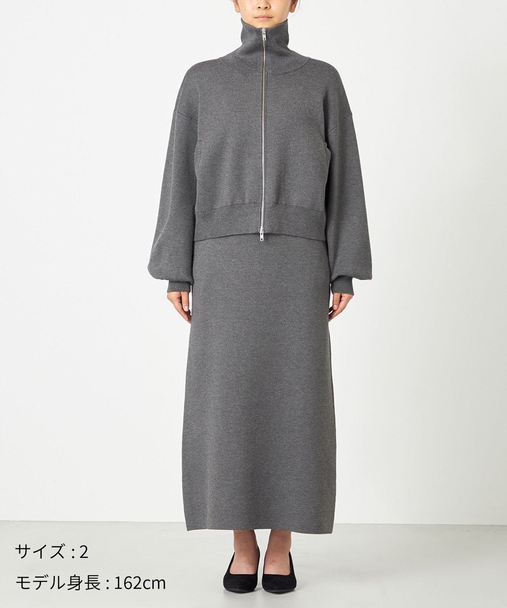 NAVE 【ReNAVE・洗える】スムースニット トラックジャケット 