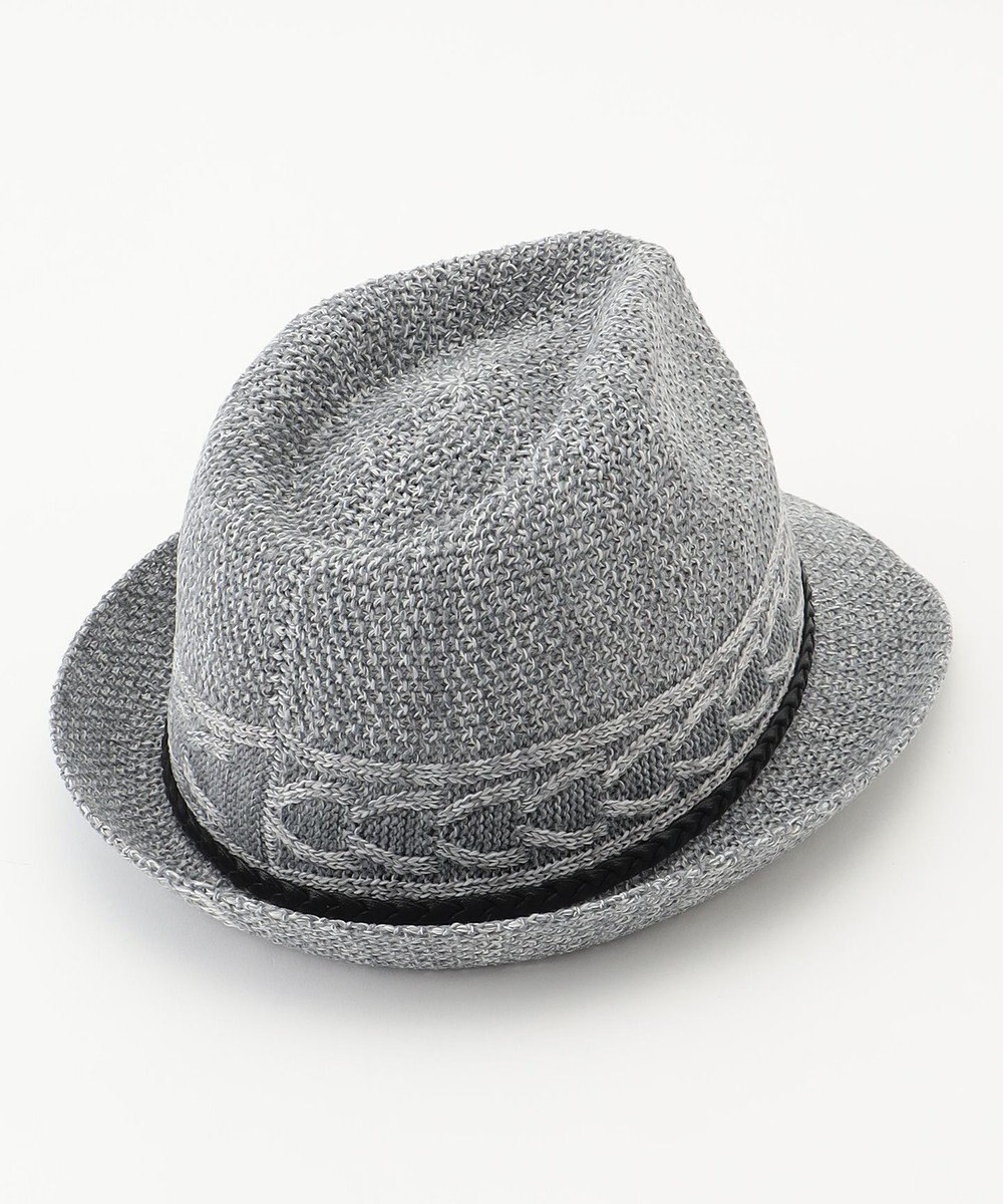 JOSEPH ABBOUD 【洗える・サイズ調整可】ウォッシャブルヘリンボーン ハット 