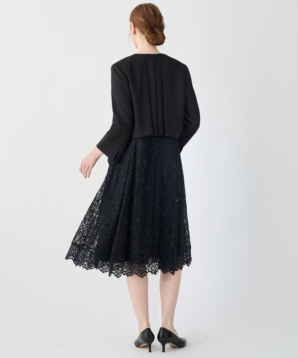 23区 S 【APPLAUDIR】バックサテンジョーゼット ジャケット 