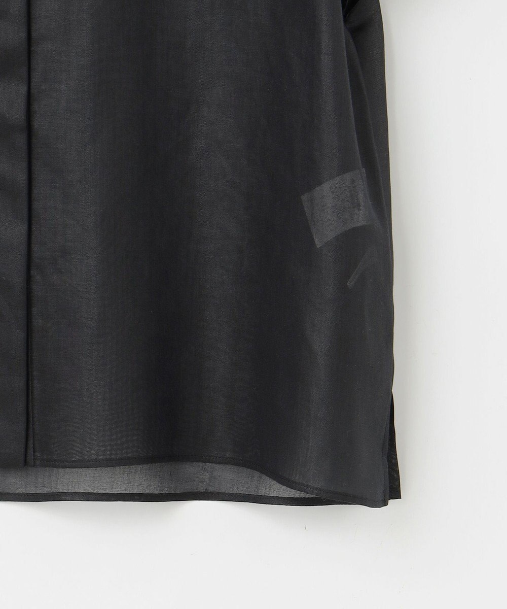 23区 L 【接触冷感/洗える】シアーフィルム ブラウス 