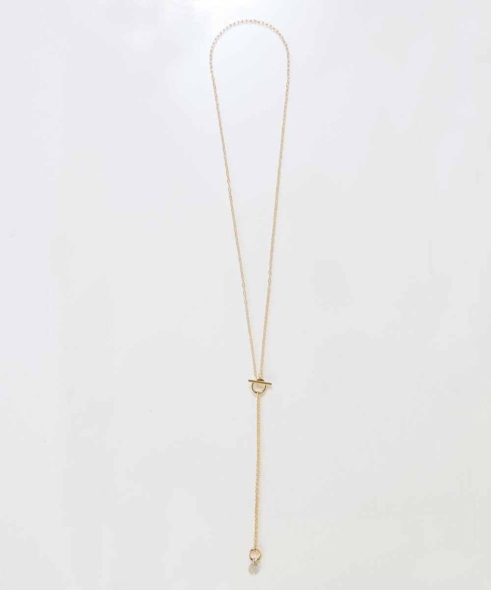 Phoebe 【金属アレルギー対応】ミニマルチェーンロングコインネックレス　ゴールド　ニッケルフリー 