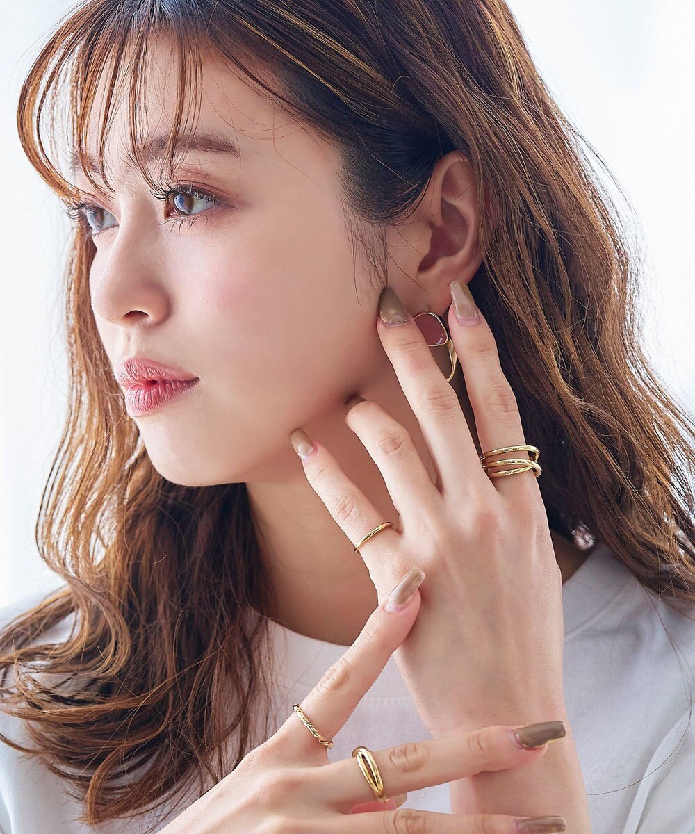 Tiaclasse 【4点セット】クロスデザインリング　アソートセット 