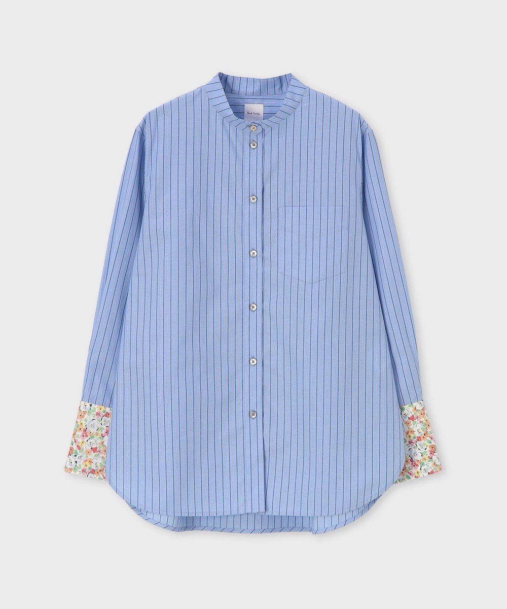 Paul Smith Garden Floral スタンドカラー 長袖シャツ 