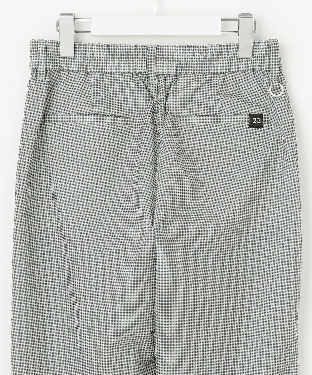 23区GOLF 【WOMEN】【撥水】ギンガムサッカー テーパードパンツ 