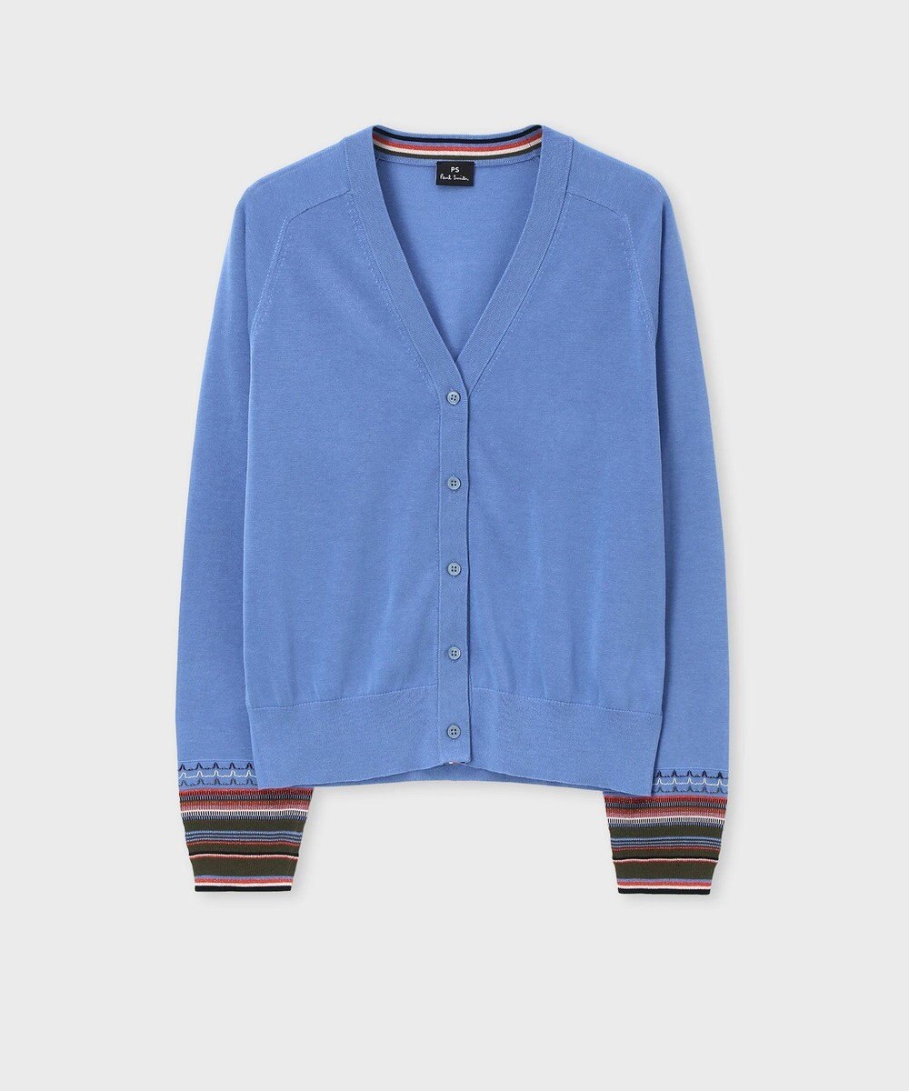Paul Smith デザイン ステッチ Vネック カーディガン 