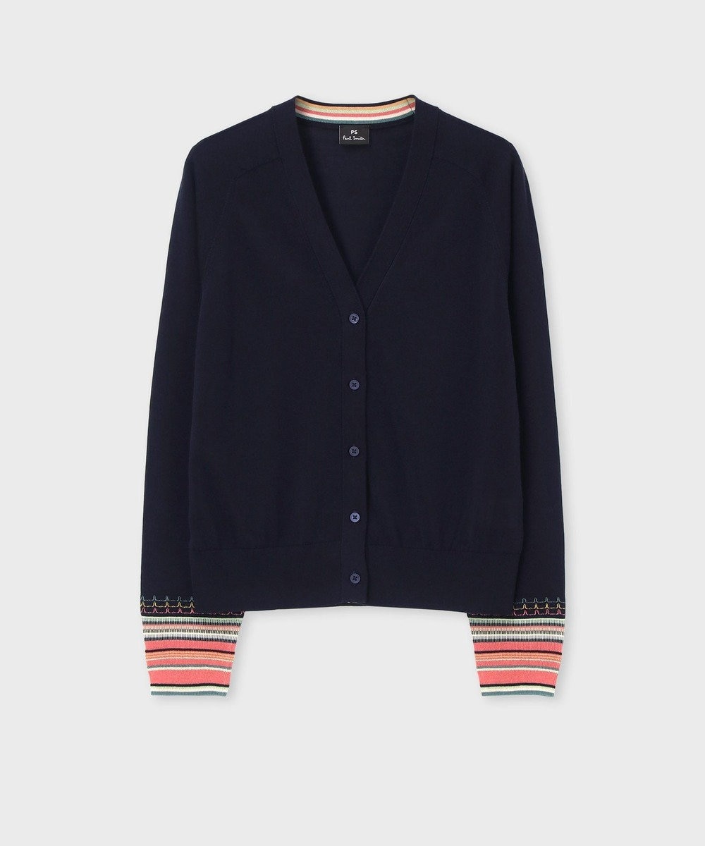 Paul Smith デザイン ステッチ Vネック カーディガン 