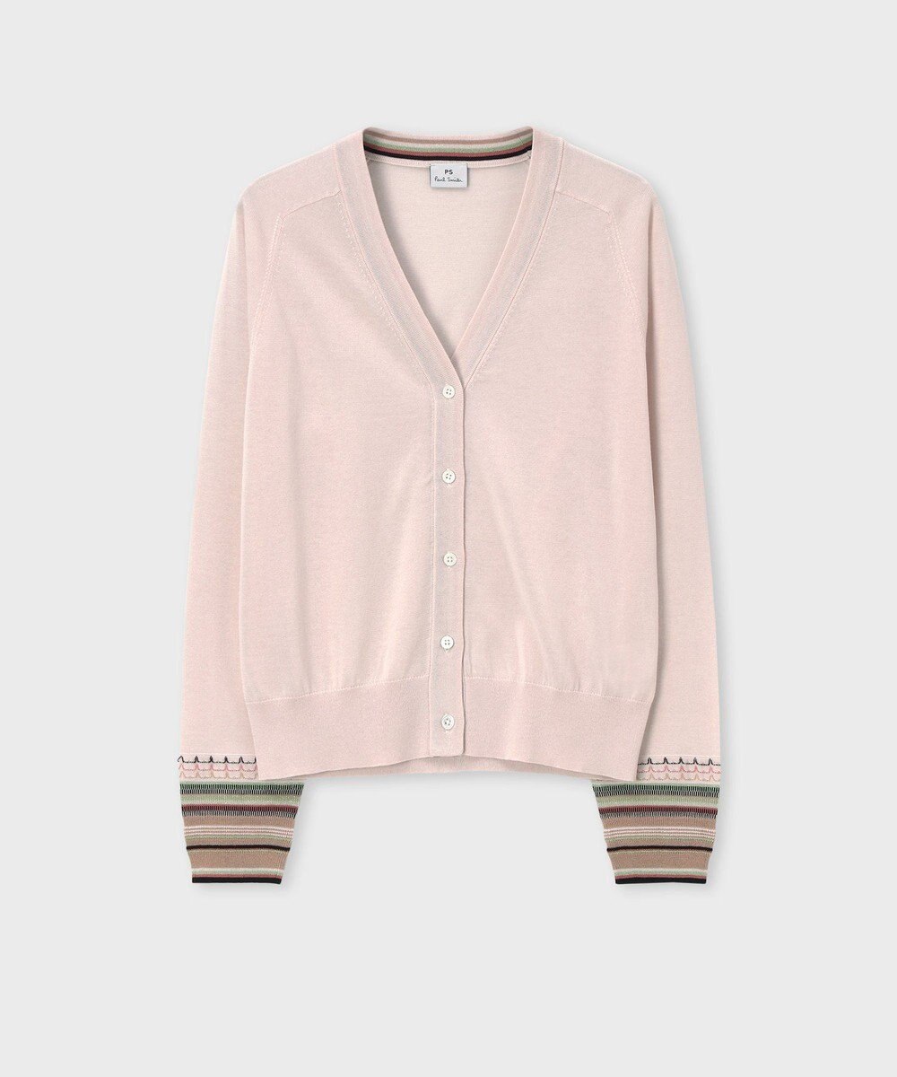 Paul Smith デザイン ステッチ Vネック カーディガン 