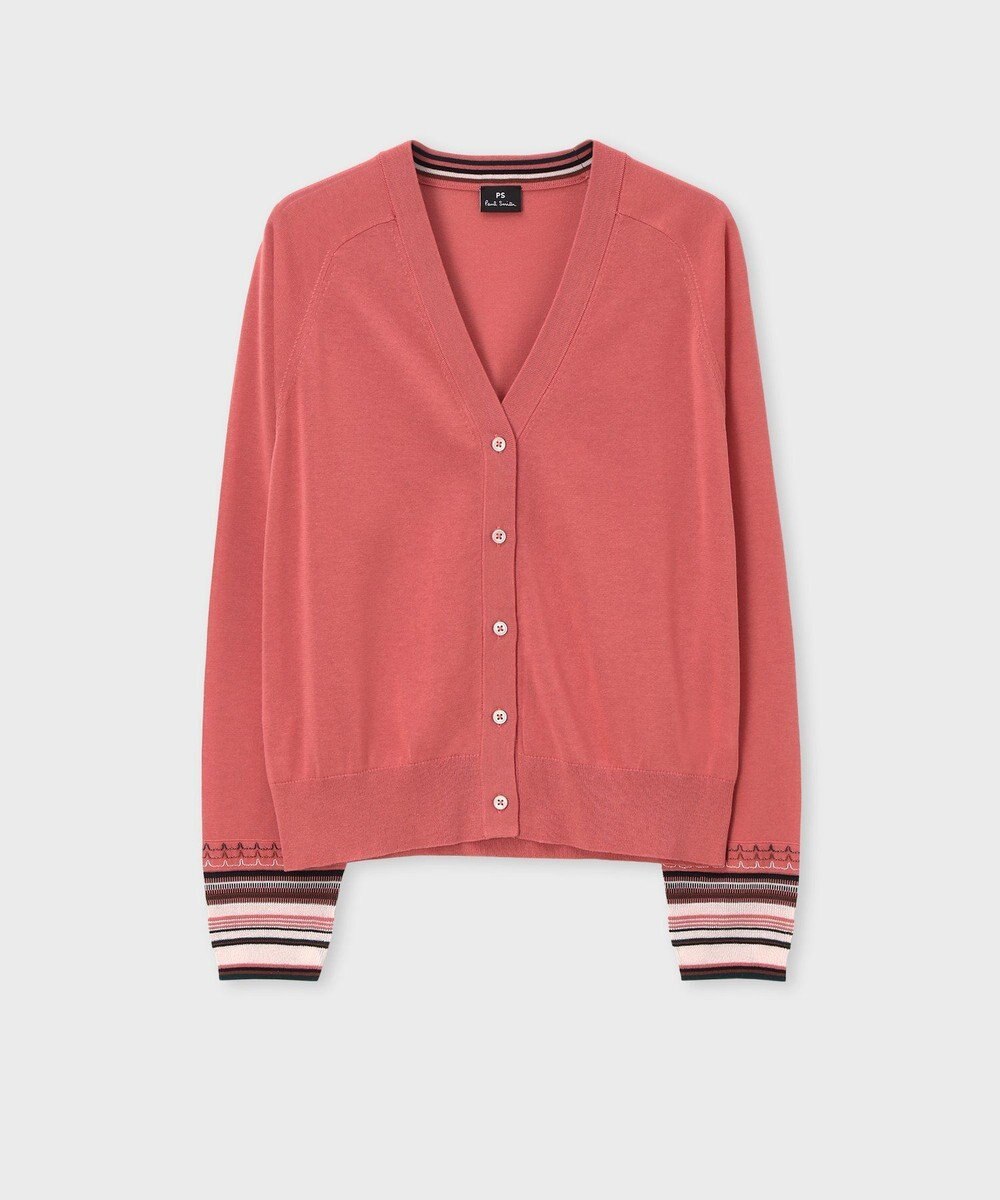 Paul Smith デザイン ステッチ Vネック カーディガン 