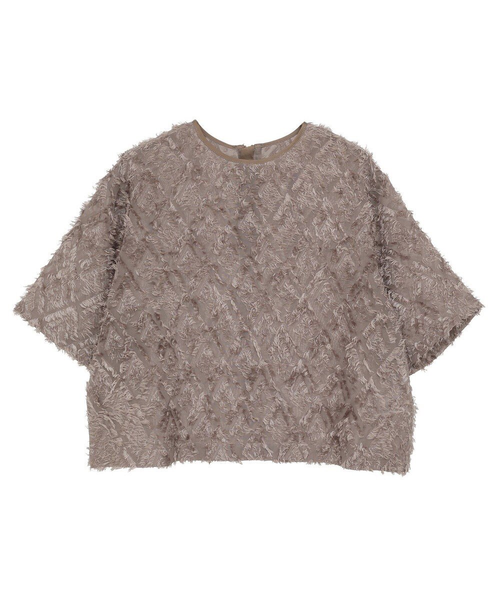 AMERICAN HOLIC フリンジジャガードブラウス 