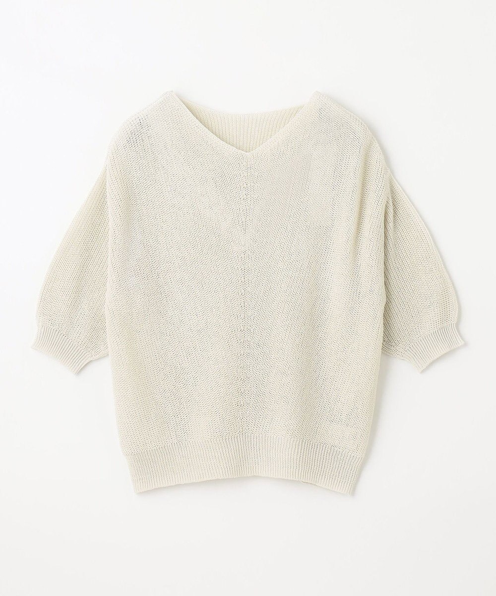 ANY 【洗濯機可能】ドライタッチニットプルオーバー 