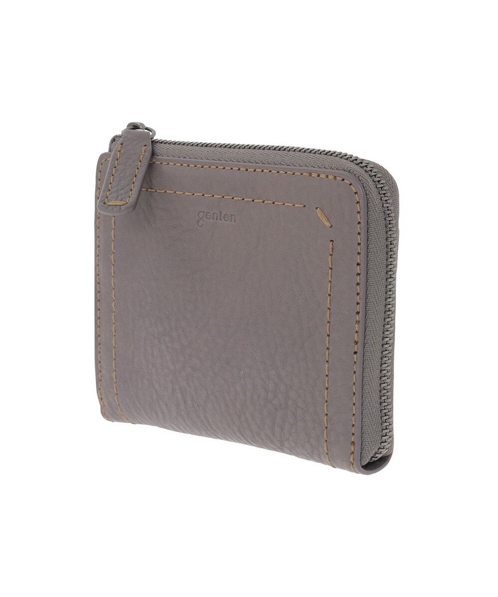 genten リラサート 二つ折り財布 