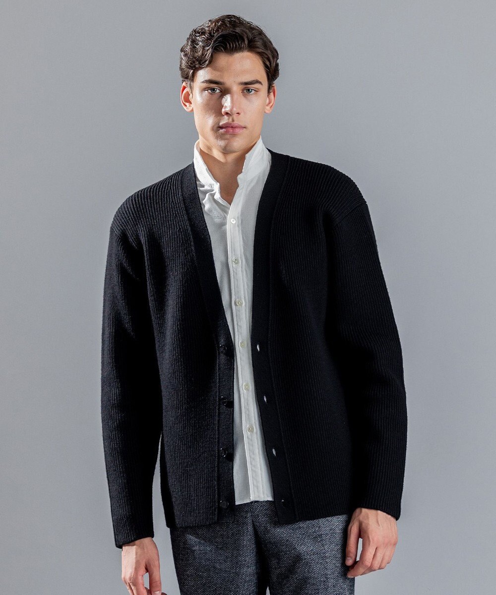 JOSEPH HOMME アコーディオンメリノ　ニットカーディガン 