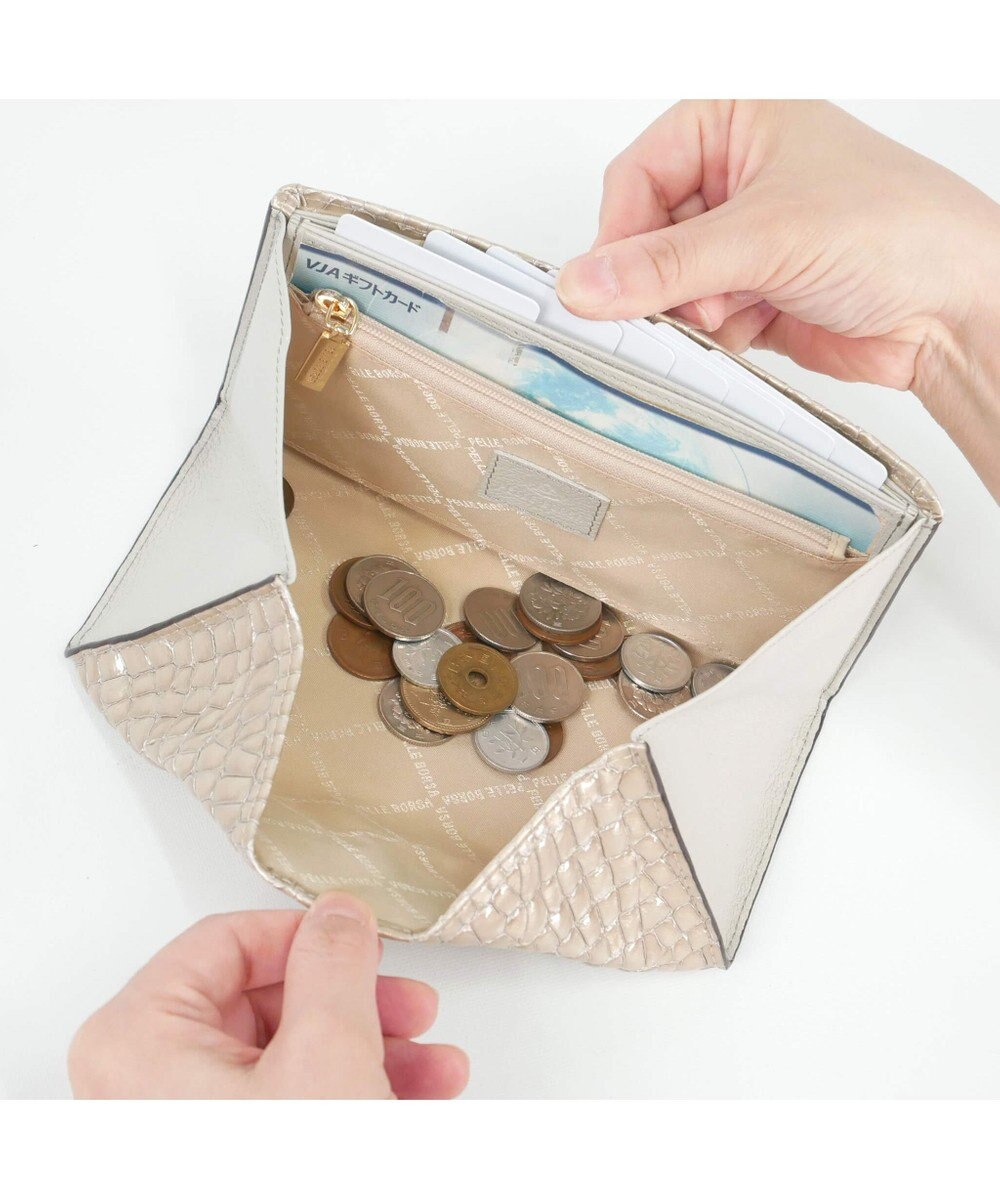 PELLE BORSA ギャルソンウォレット Rainbow Croco レインボークロコ 6101 