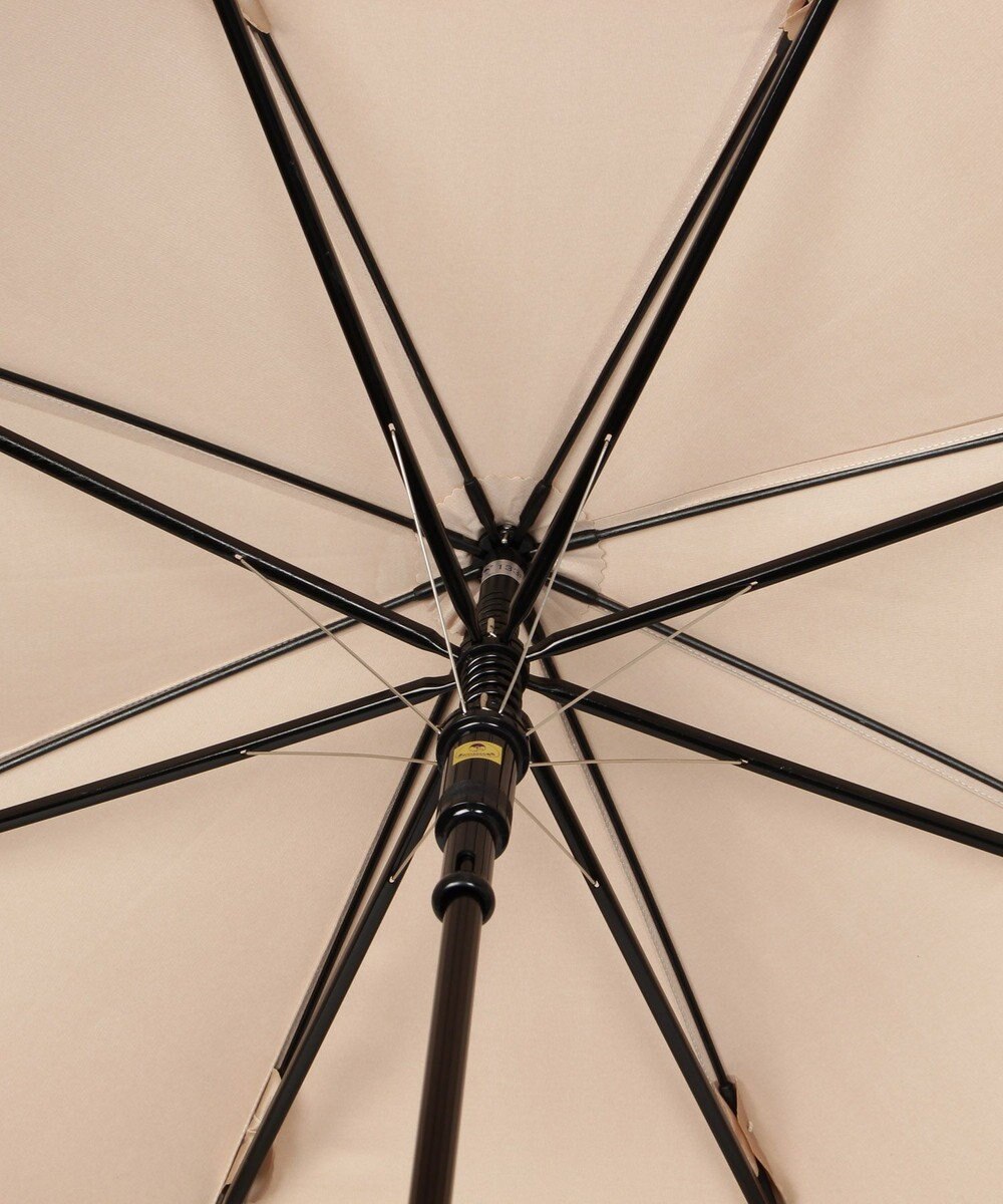 MOONBAT LANVIN en Bleu 【耐風】長傘 サテンプリントフラワー 