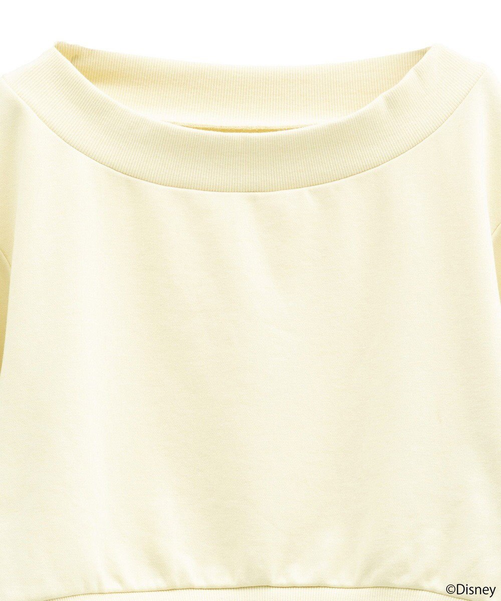 earth music&ecology 【予約】Disney/キラキラモチーフ刺繍オフショルスウェット 