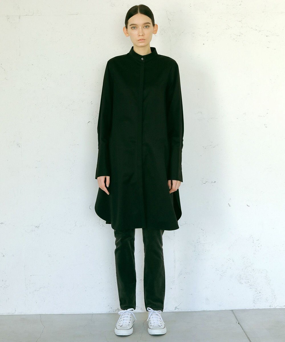 23区 【23区 lab.】ハイカウントコットン シャツ ワンピース 