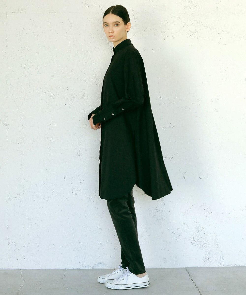 23区 【23区 lab.】ハイカウントコットン シャツ ワンピース 