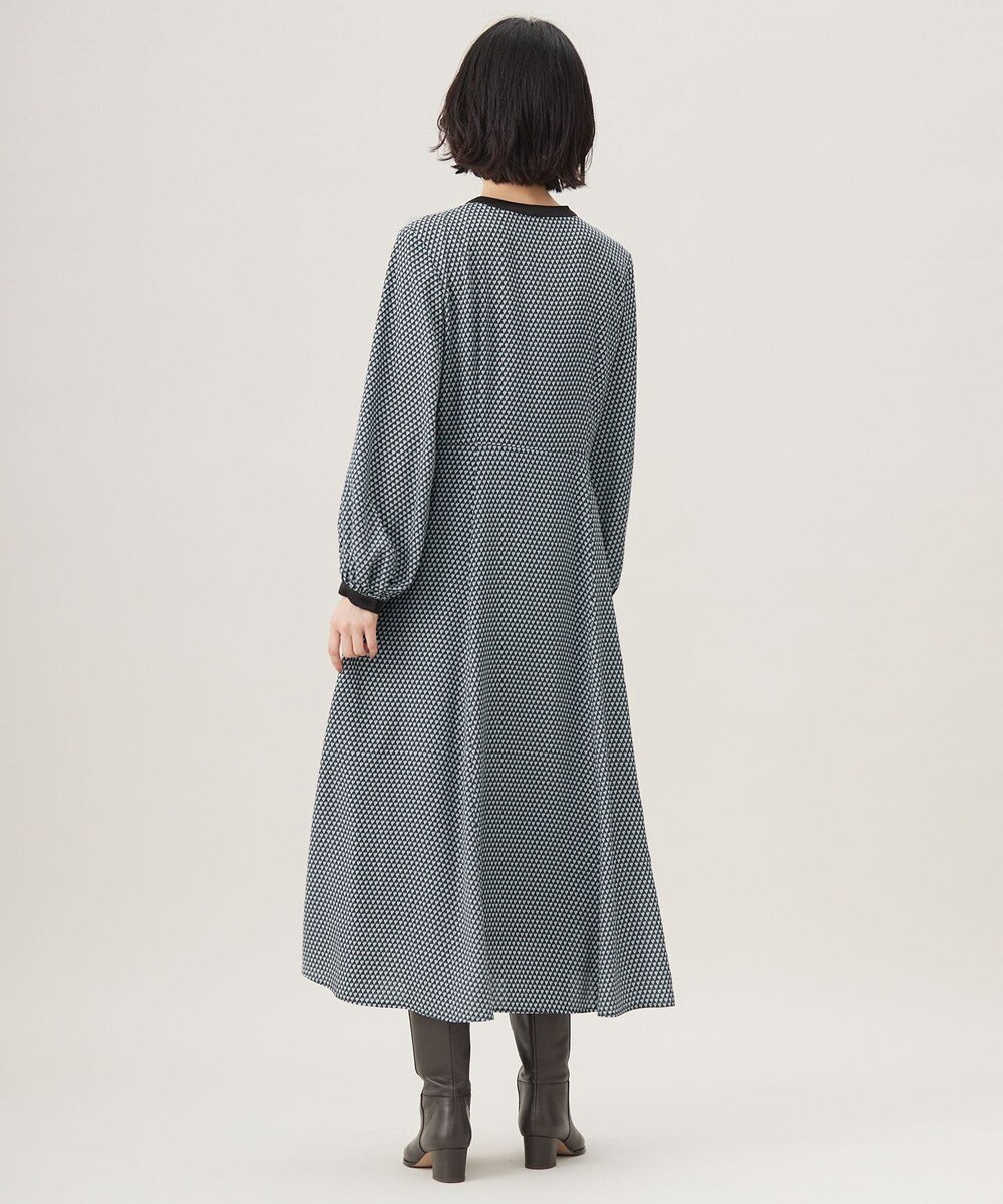 自由区 【洗える】ジオメトリックハートプリント ワンピース 