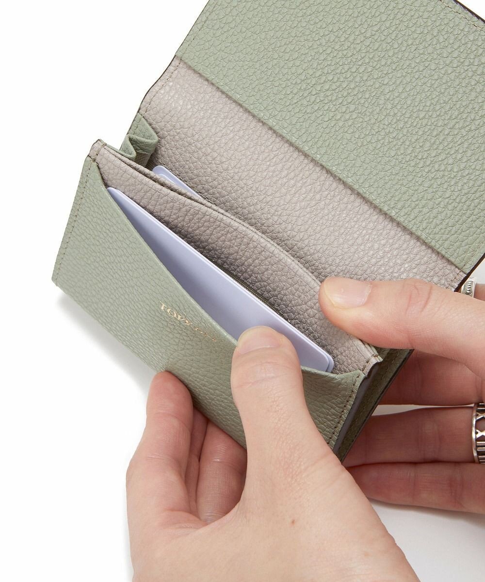 TOPKAPI 【TOPKAPI】バイカラー レザー 名刺入れ LEAN リーン 