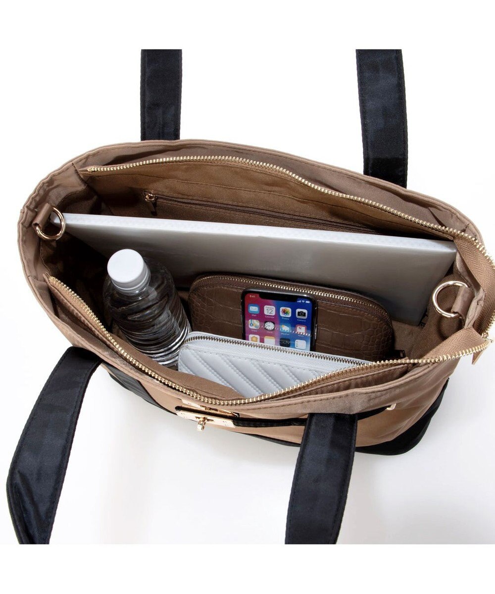 UNBILLION カシュカシュ cachecache / フロントベルトナイロン2wayトートバッグ 