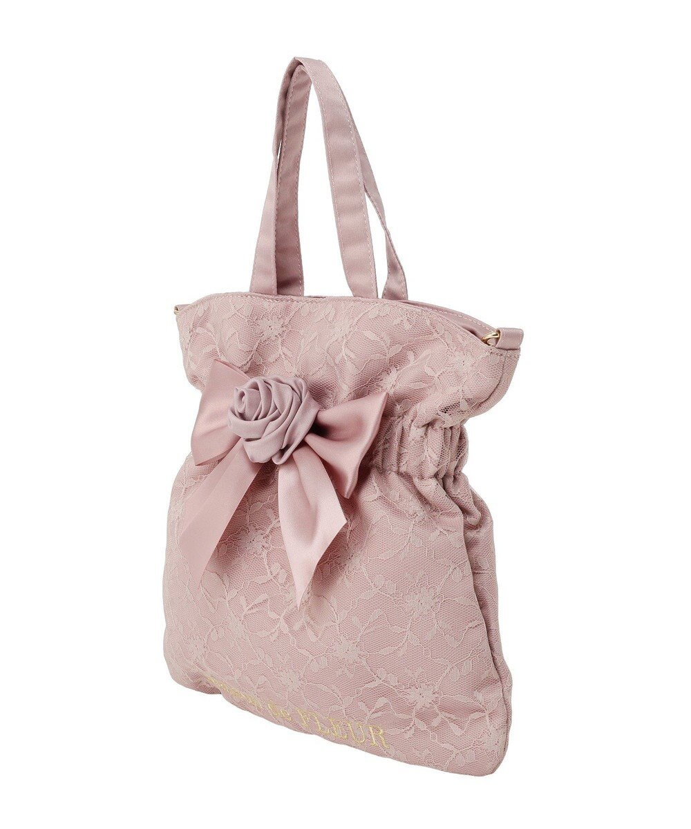 Maison de FLEUR イースターローズリボン2Wayトートバッグ 