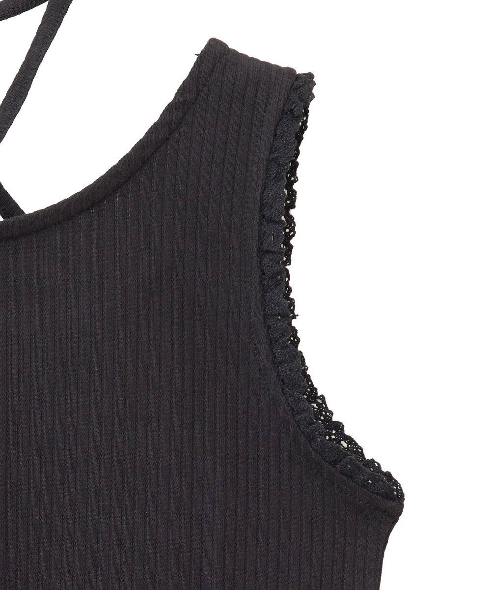 earth music&ecology マルチｗａｙネックホルターレースタンク 