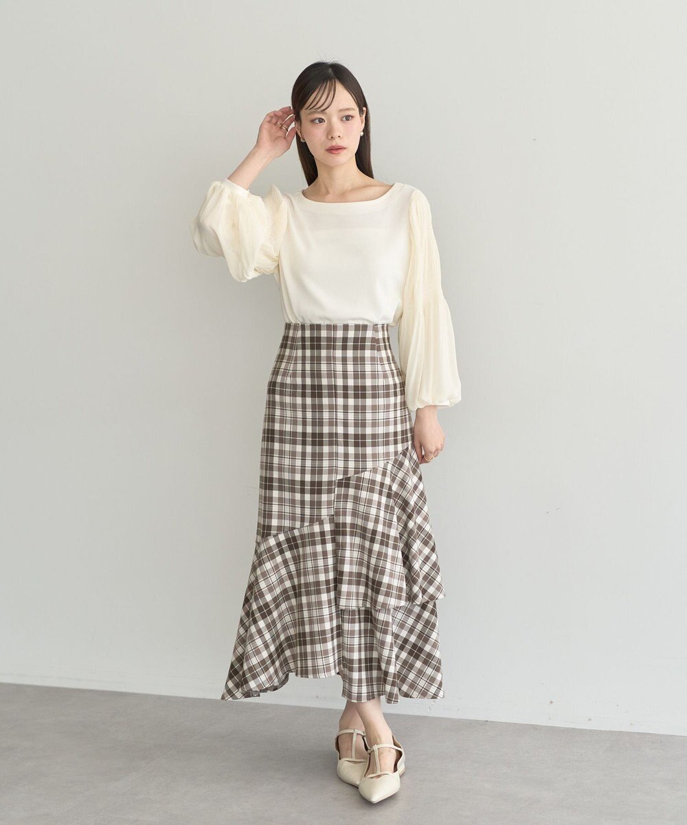 earth music&ecology ティアードイレヘムスカート 