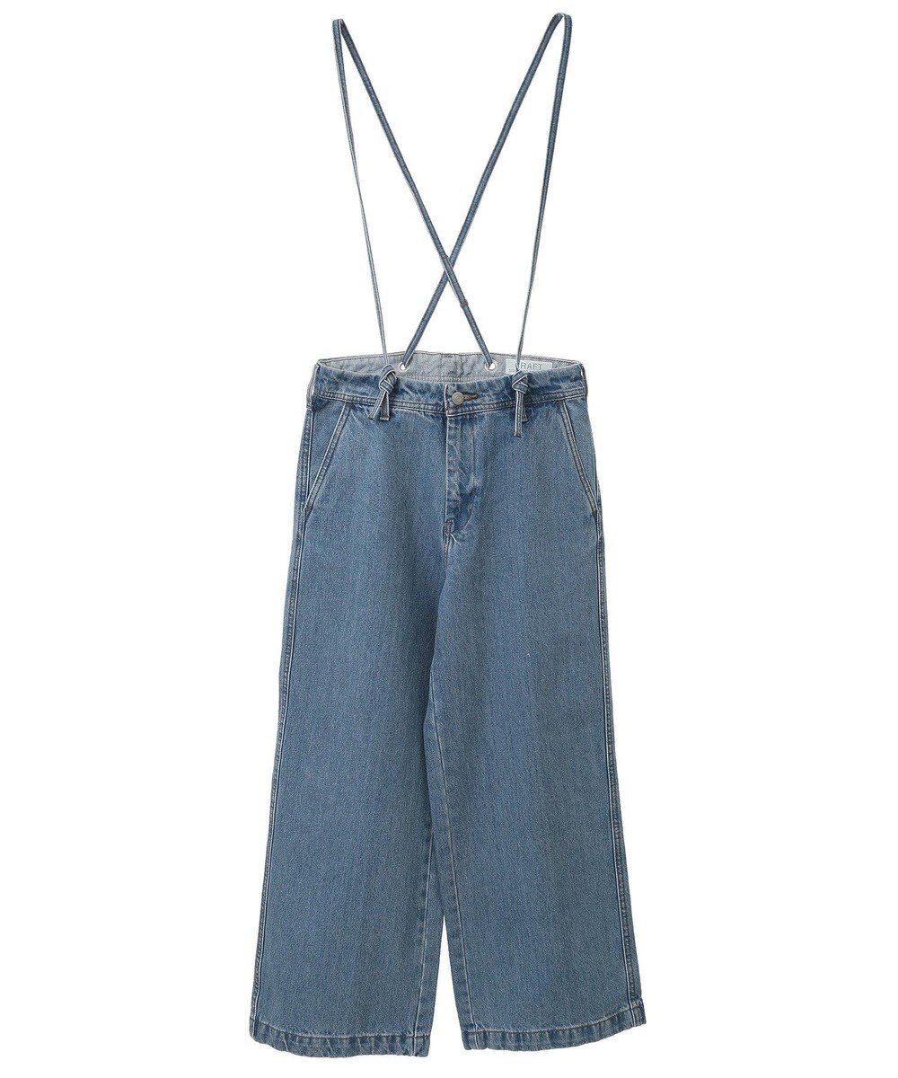 CRAFT STANDARD BOUTIQUE 2WAYサロペットデニムパンツ 