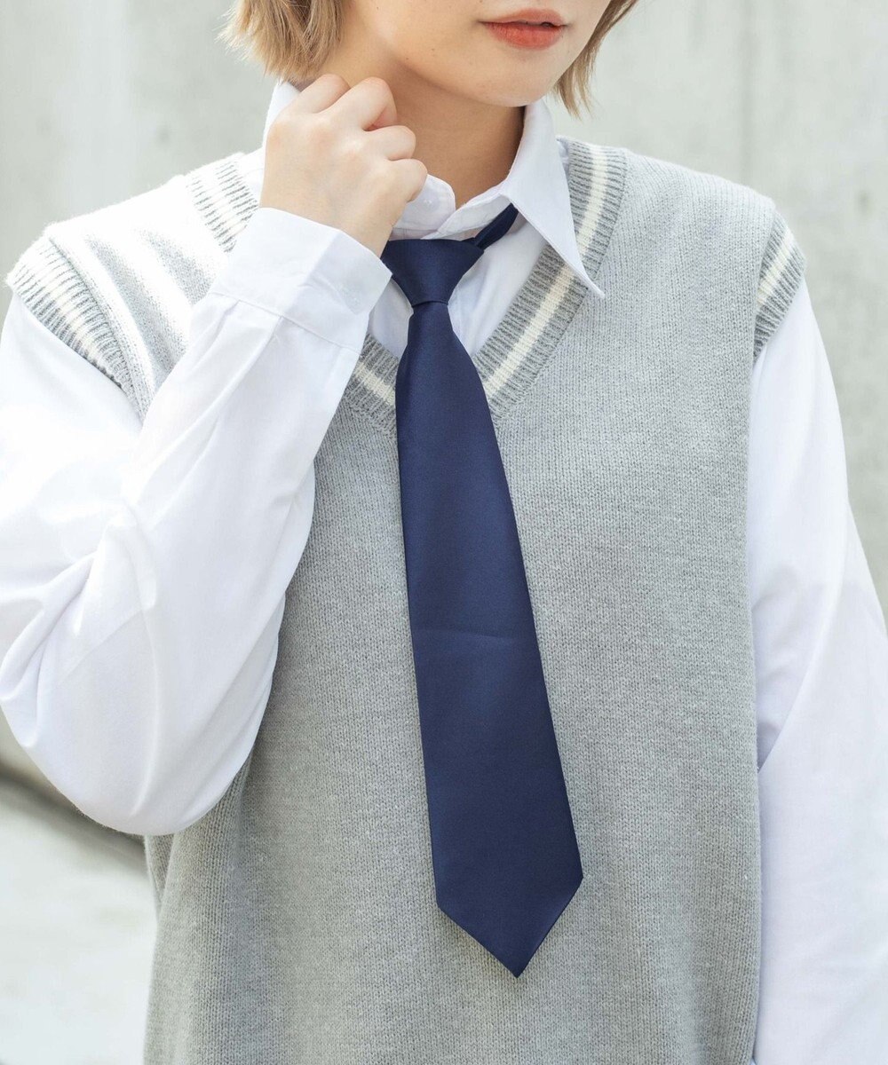 WEGO 【SCHOOL ITEM】ムジスクールネクタイ 