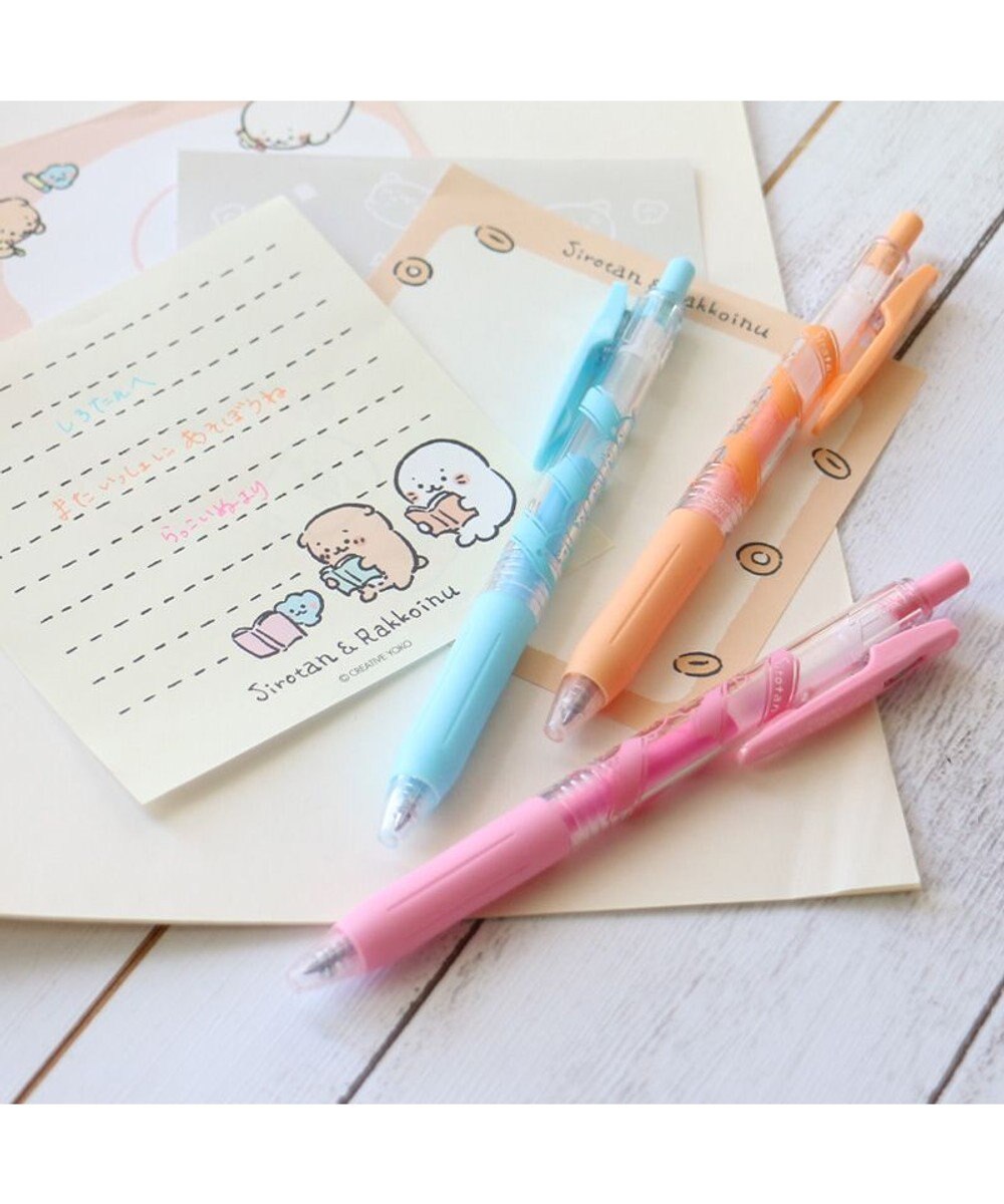 Mother garden しろたん サラサクリップ 0.5 ジェルボールペン ３本セット 