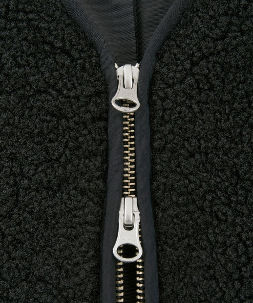 earth music&ecology ボアキルトミドルコート 